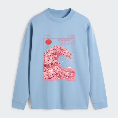 Tokyo-Tiger Sakura Wave Classic Long Sleeve T-Shirt