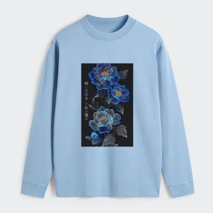 Tokyo-Tiger The Sea Of Flowers In The Darkness Classic Long Sleeve T-Shirt