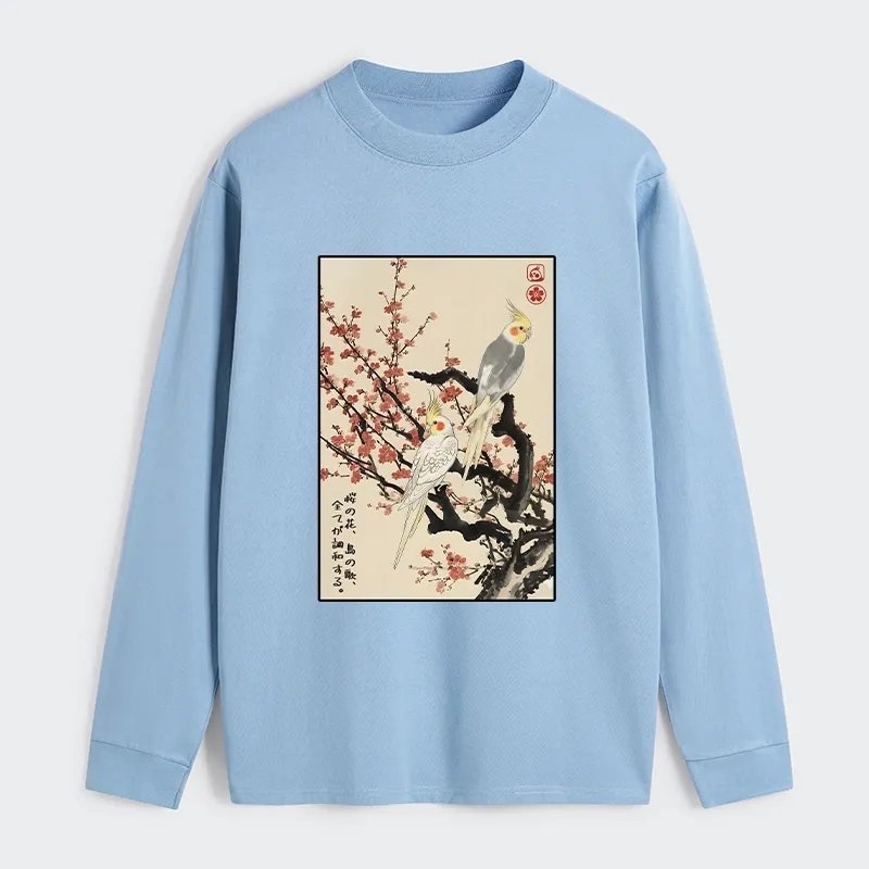 Tokyo-Tiger Whispers of Silent Blossoms Classic Long Sleeve T-Shirt
