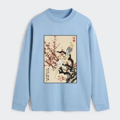 Tokyo-Tiger Whispers of Silent Blossoms Classic Long Sleeve T-Shirt
