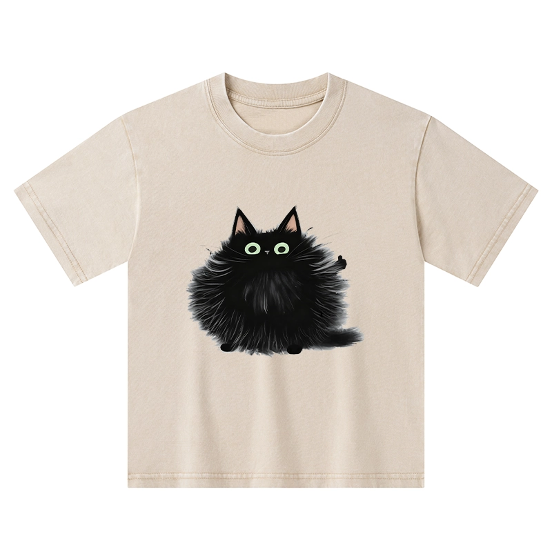 Tokyo-Tiger Cat's Approval Kids Washed T-Shirt