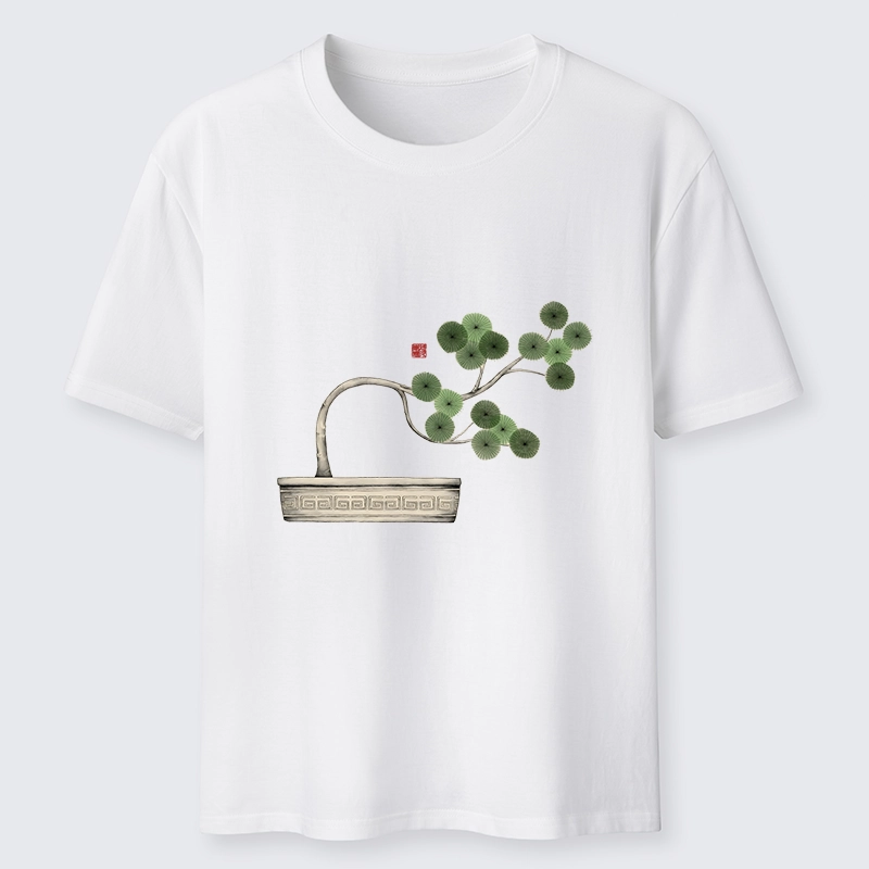 Tokyo-Tiger Minimalist Bonsai Artistry Classic T-Shirt