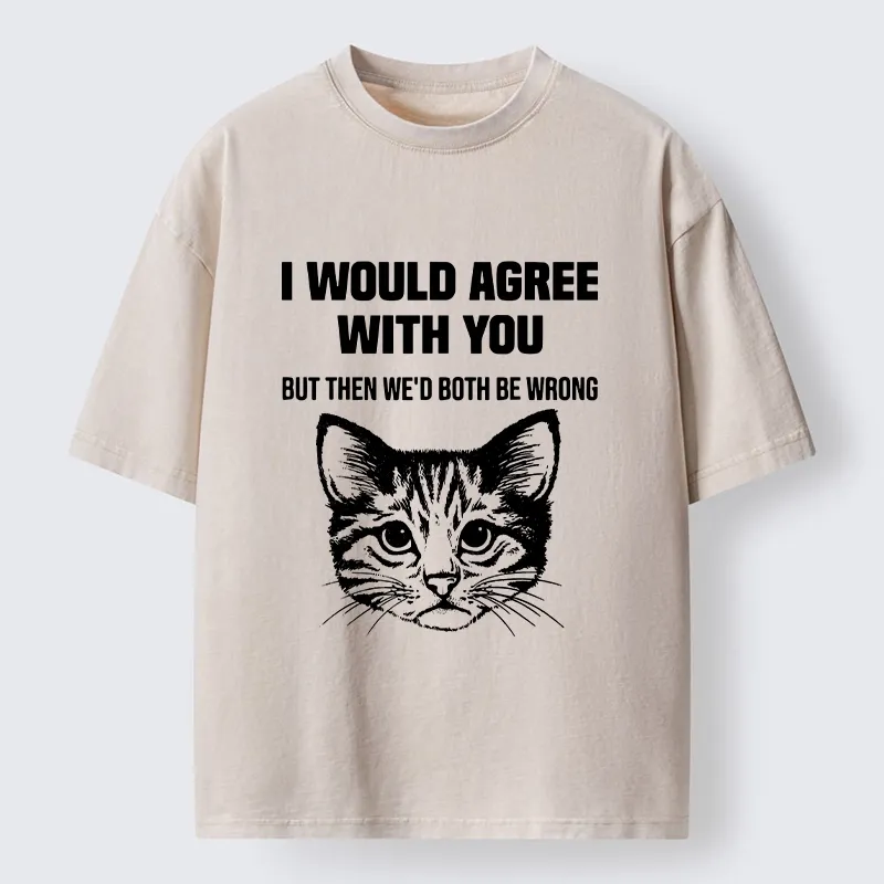 Tokyo-Tiger Cat Refuses To Agree Washed T-Shirt Sale