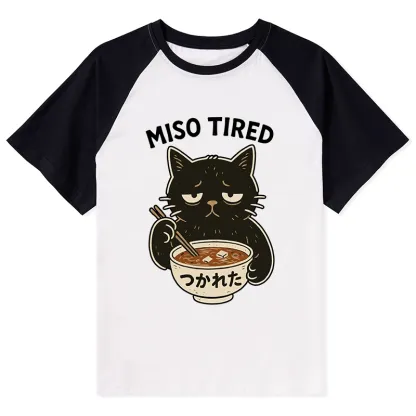 Tokyo-Tiger I’m So Tired Raglan T-shirt