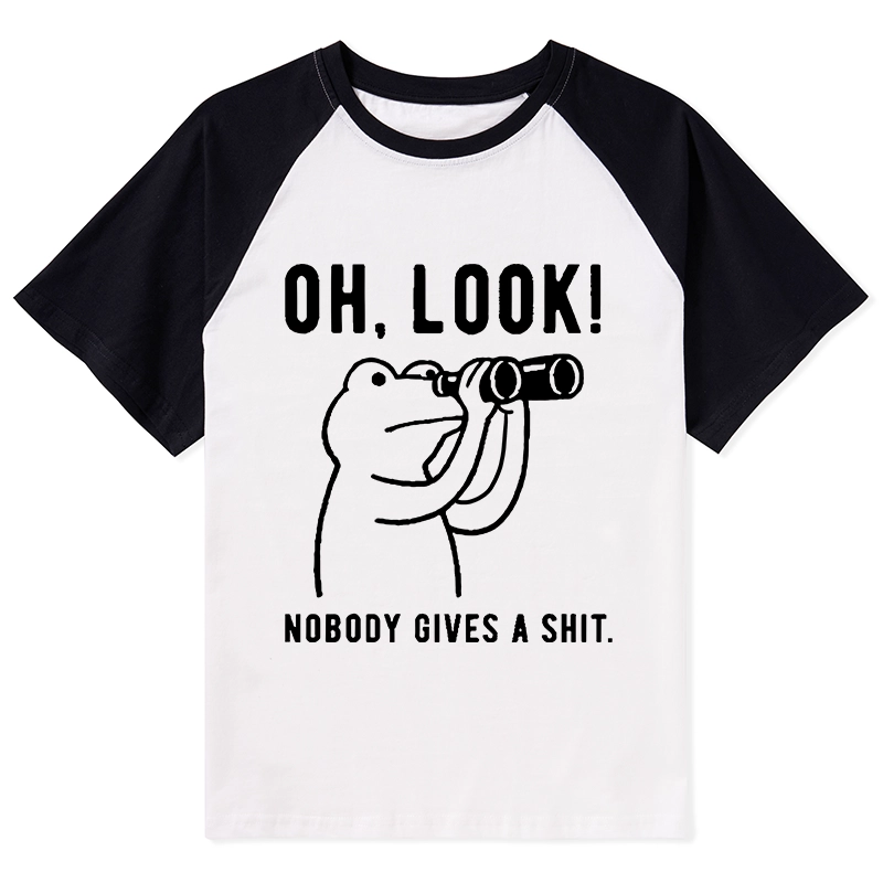 Tokyo-Tiger Frog of Indifference Raglan T-shirt