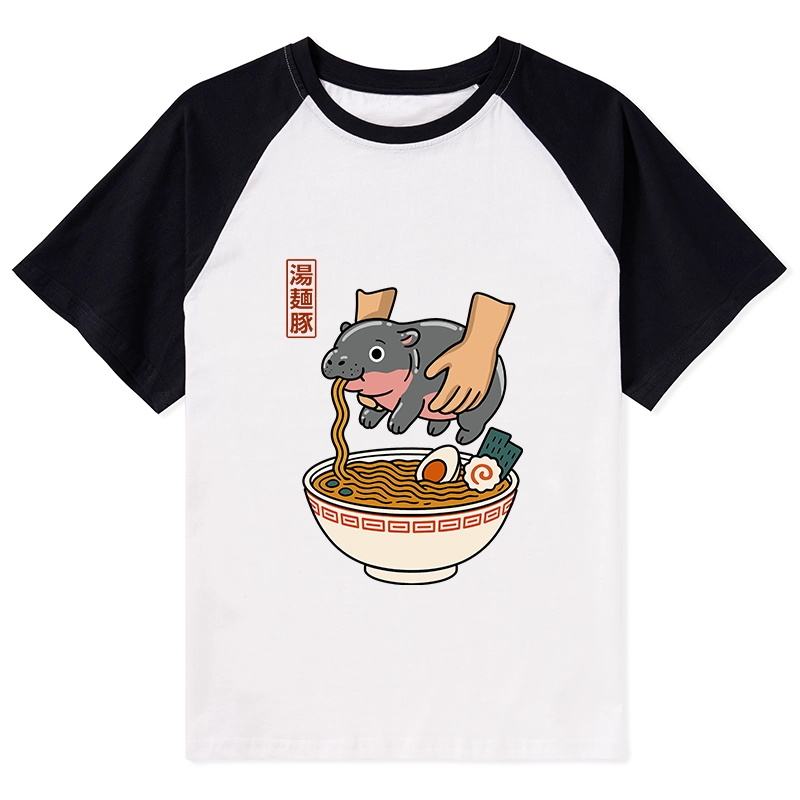 Tokyo-Tiger Noodles Got Me Raglan T-shirt