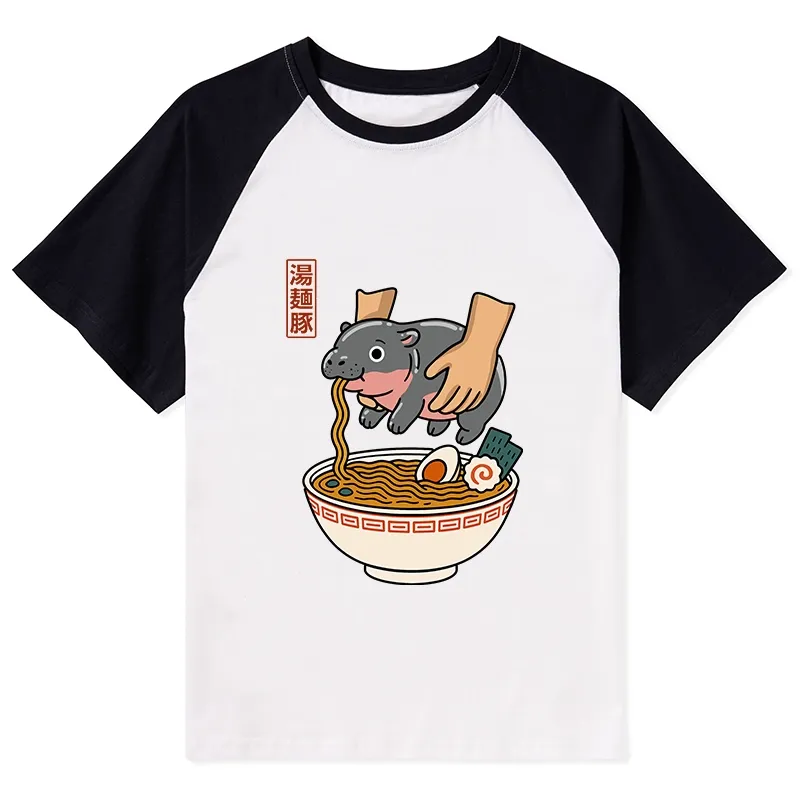 Tokyo-Tiger Noodles Got Me Raglan T-shirt