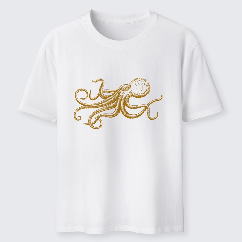 Tokyo-Tiger Vintage Octopus Illustration Art Classic T-Shirt