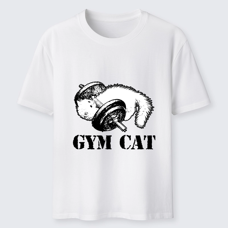 Tokyo-Tiger Cat Pumping Iron At The Gym Classic T-Shirt