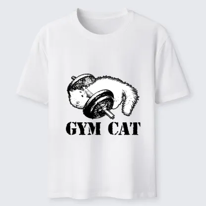 Tokyo-Tiger Cat Pumping Iron At The Gym Classic T-Shirt