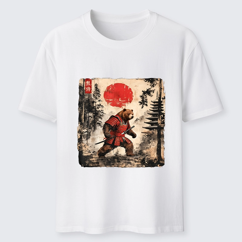 Tokyo-Tiger Japanese Samurai Bear With Katana Classic T-Shirt