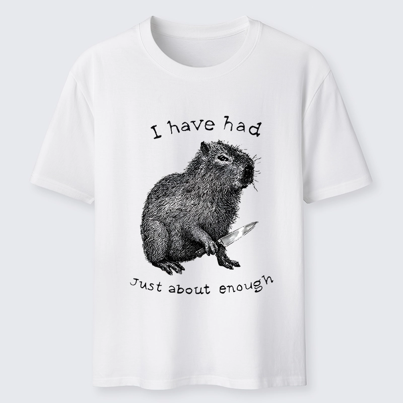 Tokyo-Tiger Capybara With A Knife Classic T-Shirt