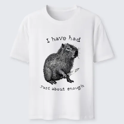 Tokyo-Tiger Capybara With A Knife Classic T-Shirt