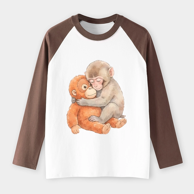 Tokyo-Tiger Poor Punch Raglan Long Sleeve T-shirt