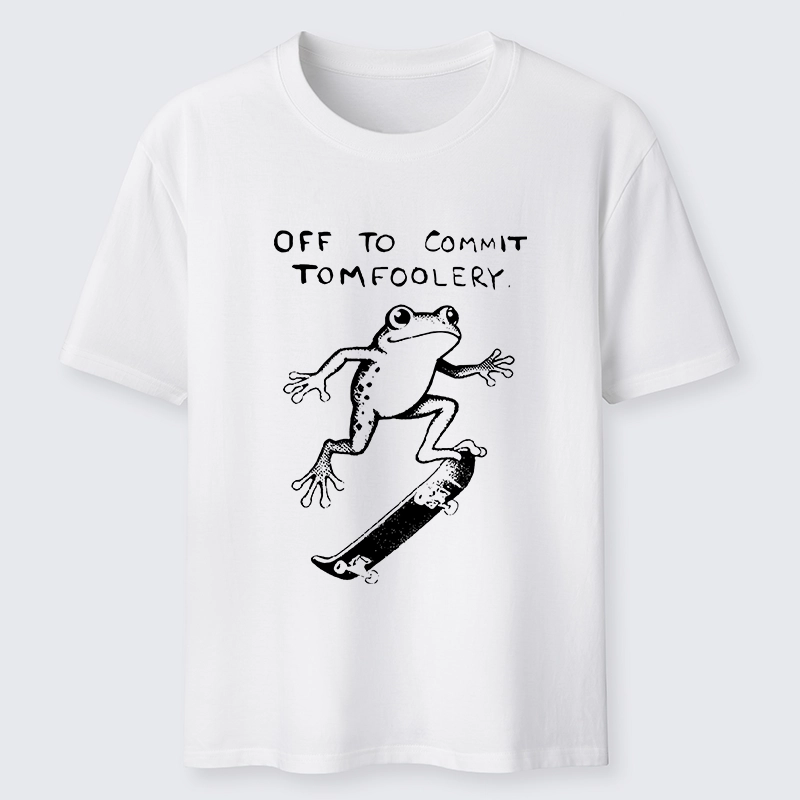 Tokyo-Tiger Playful Frog Skateboarding Classic T-Shirt
