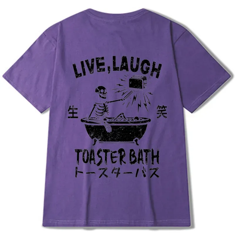 Tokyo-Tiger Funny Electric Shock Skeleton Back Classic T-Shirt