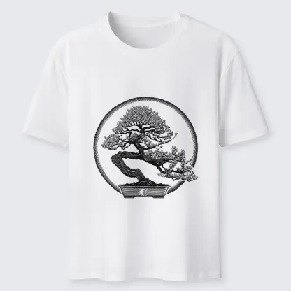 Tokyo-Tiger Bonsai Pine Tree Art Classic T-Shirt