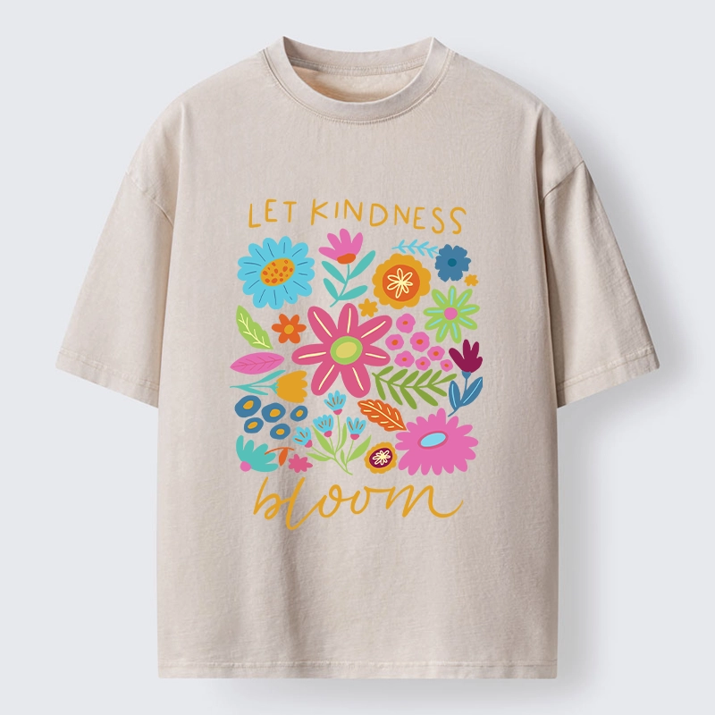 Tokyo-Tiger Let Kindness Bloom Always Washed T-Shirt
