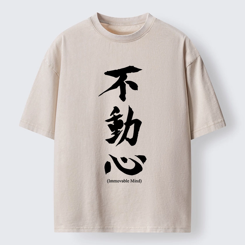 Tokyo-Tiger Fudoshin Art Of Calm Mind Washed T-Shirt