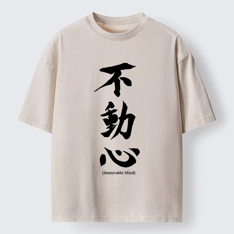 Tokyo-Tiger Fudoshin Art Of Calm Mind Washed T-Shirt