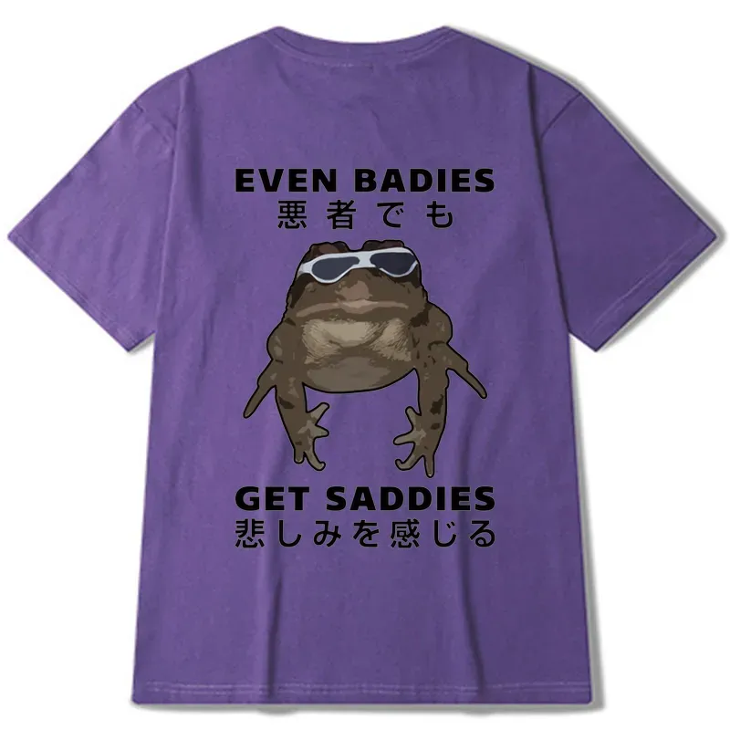 Tokyo-Tiger Even Baddies Get Saddies Back Classic T-Shirt