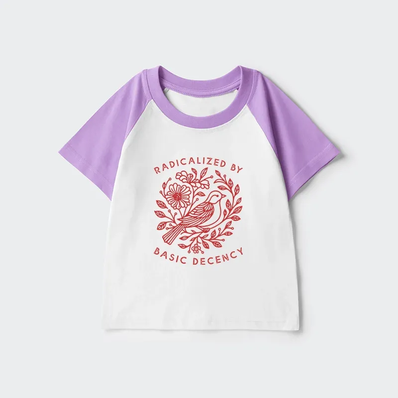 Tokyo-Tiger Pigeon That Was Moved Kids Raglan T-shirt