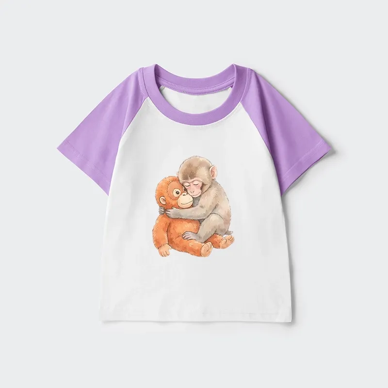 Tokyo-Tiger Poor Punch Kids Raglan T-shirt