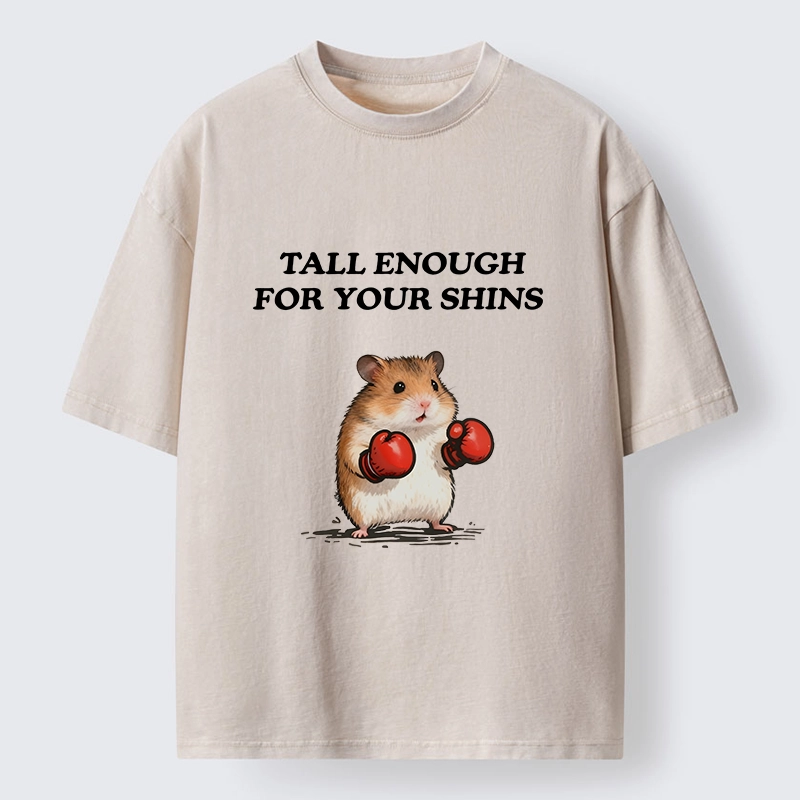 Tokyo-Tiger Meme Hamster With Boxing Gloves Washed T-Shirt