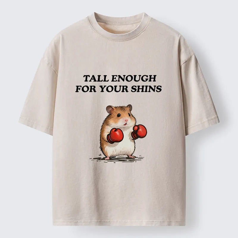 Tokyo-Tiger Meme Hamster With Boxing Gloves Washed T-Shirt Sale