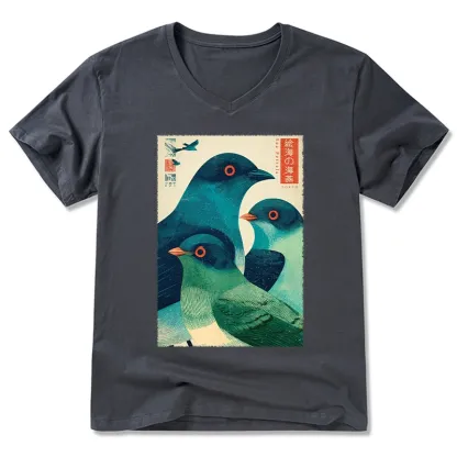 Tokyo-Tiger Petrels Of The Painted Sea V-Neck Classic T-Shirt