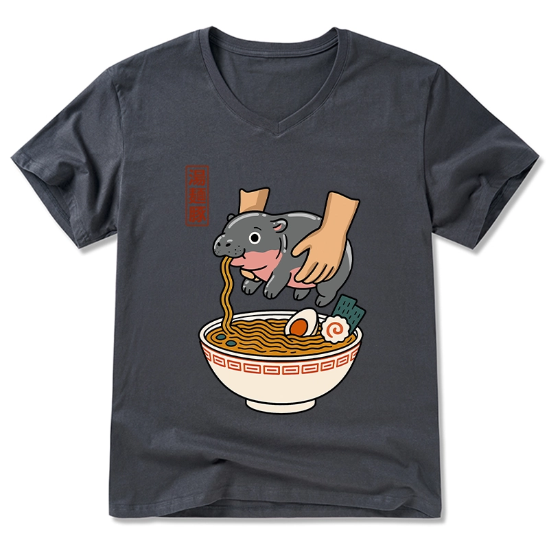Tokyo-Tiger Noodles Got Me V-Neck Classic T-Shirt