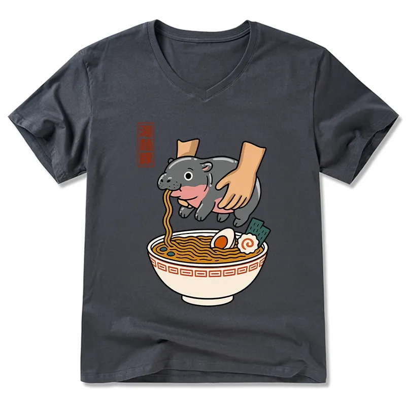 Tokyo-Tiger Noodles Got Me V-Neck Classic T-Shirt