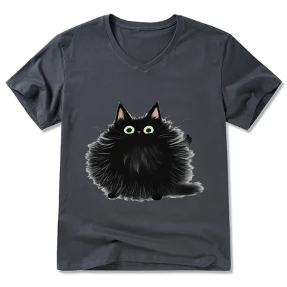 Tokyo-Tiger Cat's Approval V-Neck Classic T-Shirt