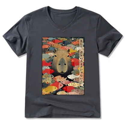 Tokyo-Tiger Am I Too Lovable? V-Neck Classic T-Shirt