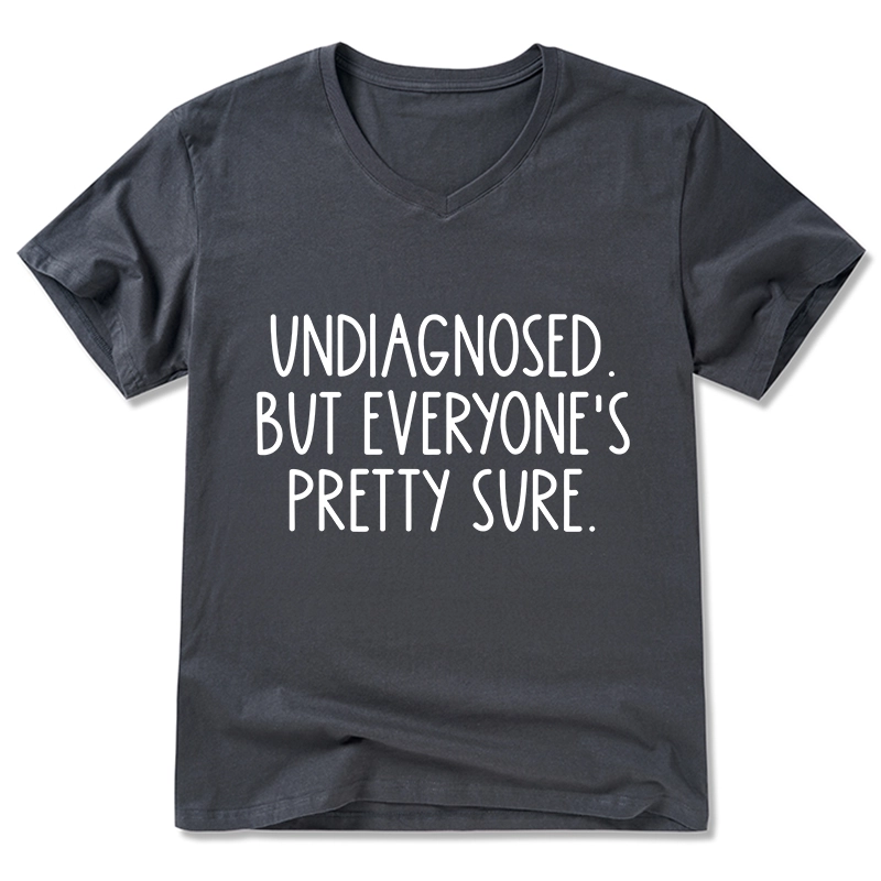 Tokyo-Tiger Self-diagnosed Illness Funny V-Neck Classic T-Shirt