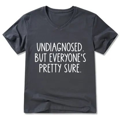 Tokyo-Tiger Self-diagnosed Illness Funny V-Neck Classic T-Shirt