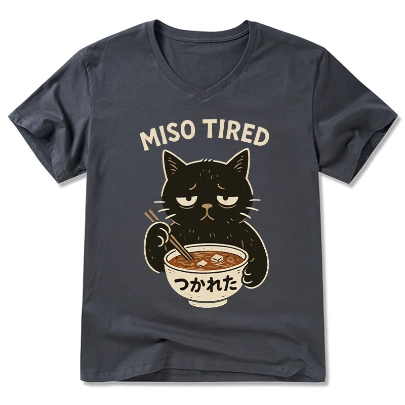 Tokyo-Tiger I’m So Tired V-Neck Classic T-Shirt