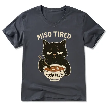 Tokyo-Tiger I’m So Tired V-Neck Classic T-Shirt