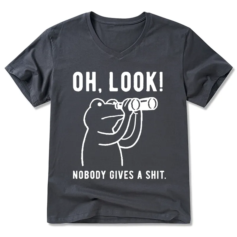 Tokyo-Tiger Frog of Indifference V-Neck Classic T-Shirt