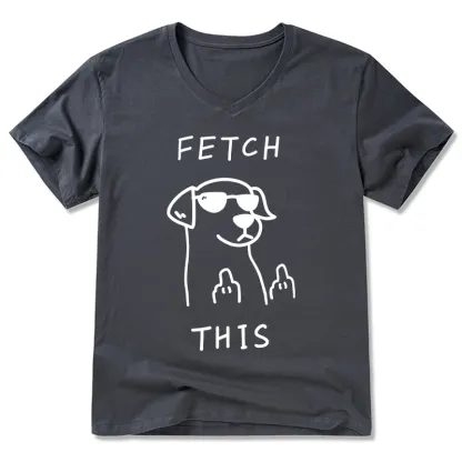 Tokyo-Tiger Rebellious Dog V-Neck Classic T-Shirt