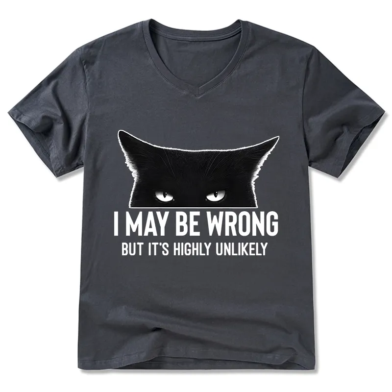 Tokyo-Tiger Cat Can Do No Wrong V-Neck Classic T-Shirt