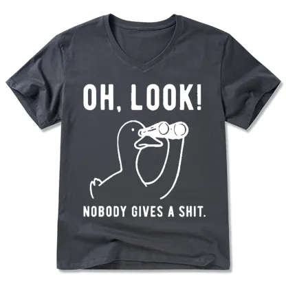 Tokyo-Tiger No One Cares About The Duck V-Neck Classic T-Shirt