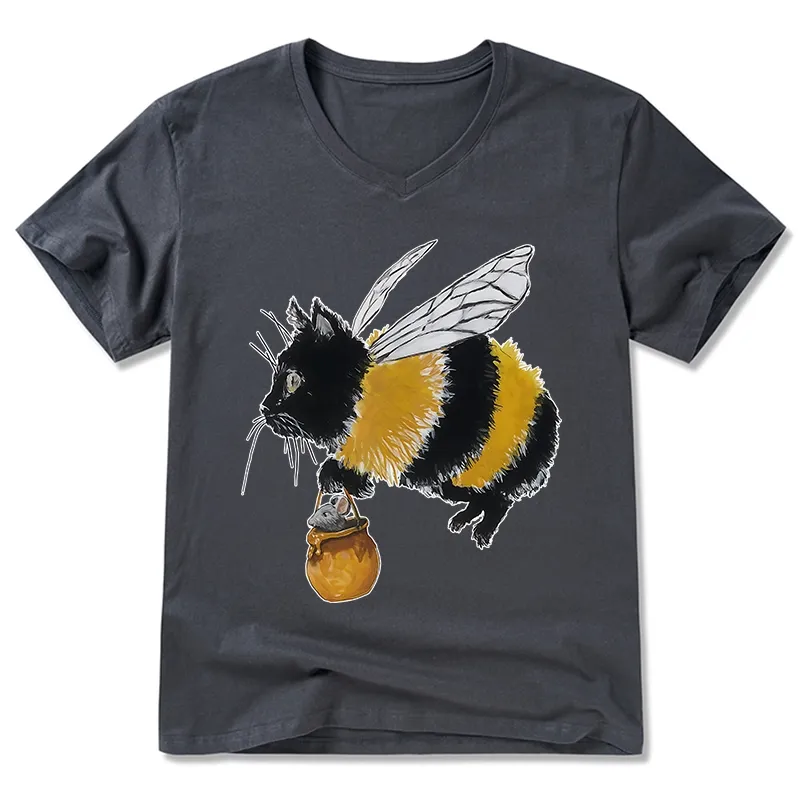 Tokyo-Tiger Catbee Funny V-Neck Classic T-Shirt