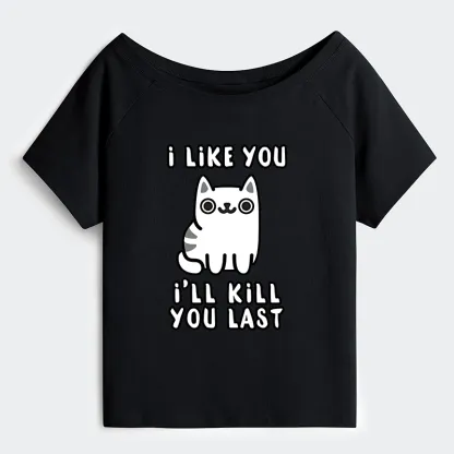 Tokyo-Tiger Cats And Humans Have A Love-hate Relationship Off Shoulder T-Shirt