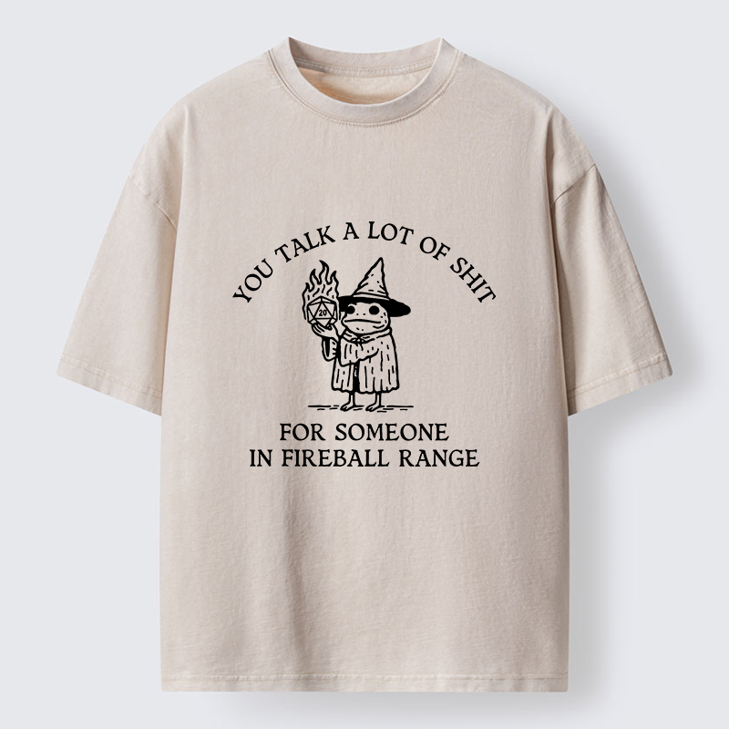 Tokyo-Tiger Frog Magic Wizard Meme Washed T-Shirt