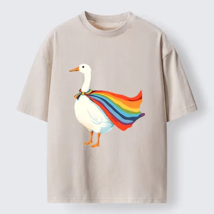 Tokyo-Tiger Proud Goose Washed T-Shirt