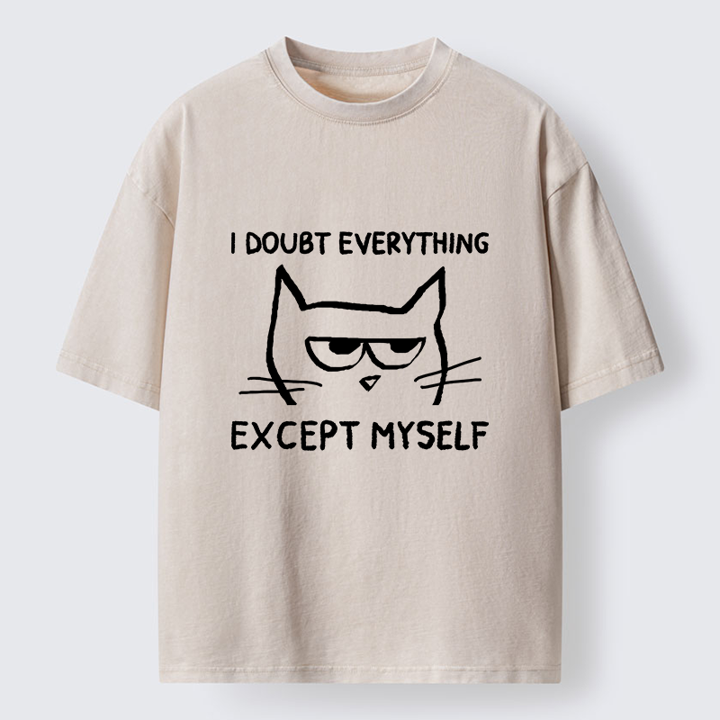 Tokyo-Tiger Confident Kitten Washed T-Shirt