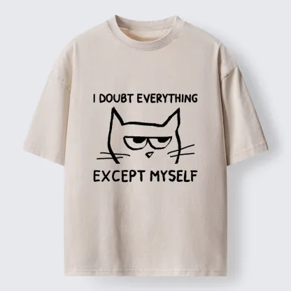 Tokyo-Tiger Confident Kitten Washed T-Shirt