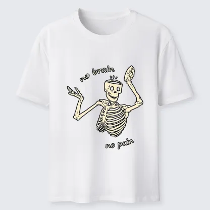 Tokyo-Tiger Skeletons Feel No Pain Classic T-Shirt