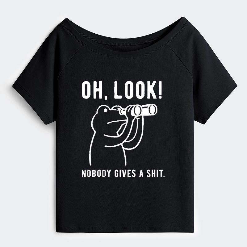 Tokyo-Tiger Frog of Indifference Off Shoulder T-Shirt